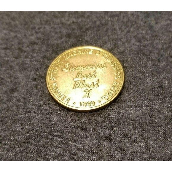1999 Summers Last Blast Vernon Street Car Show Collectors Coin Token SC218 - Picture 3 of 7